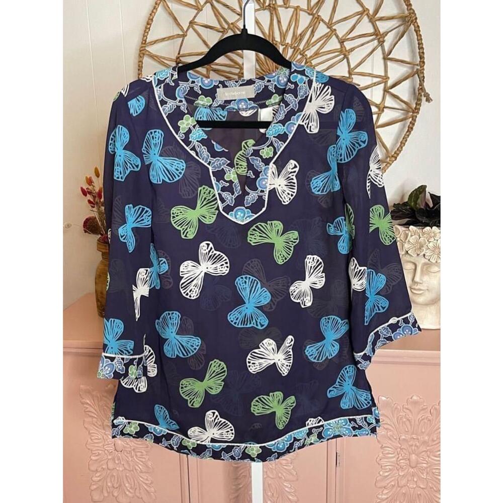 Women’s Sheer butterfly top size small